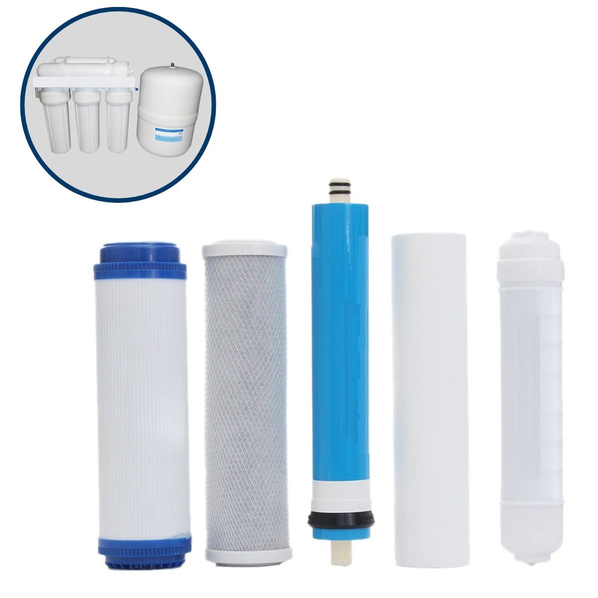 Filter Kit For 5 Stage Under Sink RO System