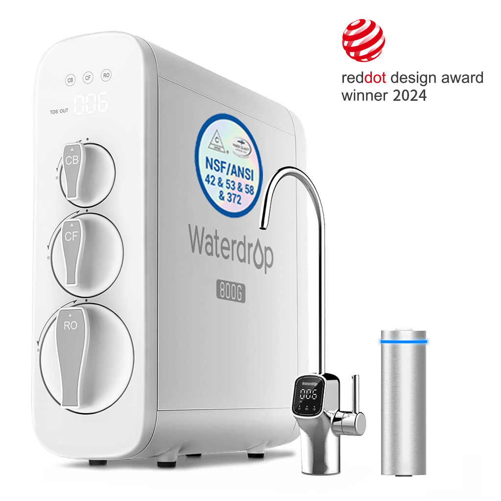 800 GPD Tankless RO System with UV Sterilizing Light - Waterdrop G3P800