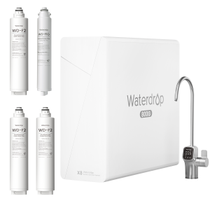Waterdrop X8 RO System with 2-Year Replacement Filter Combo