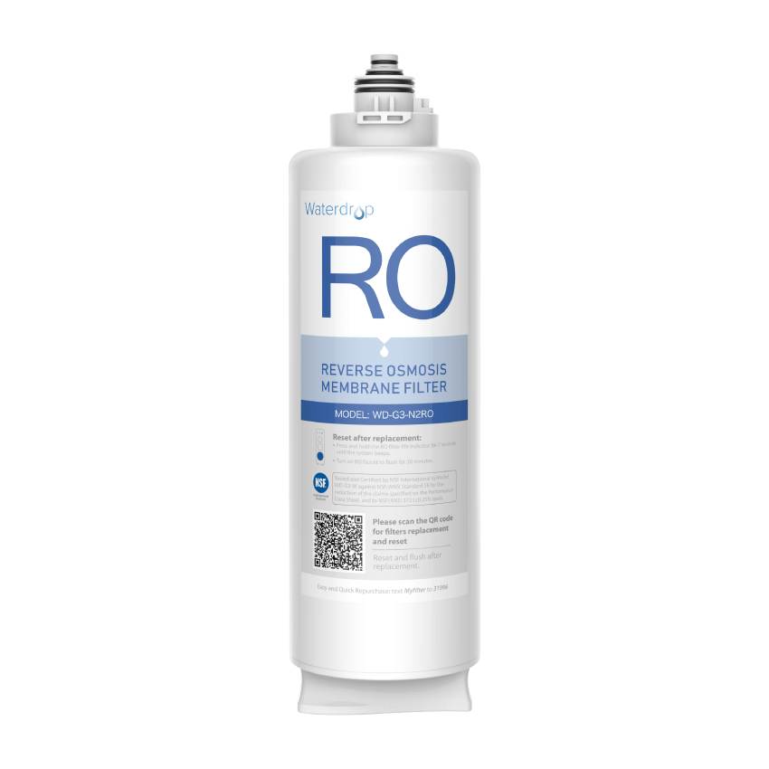 2 Years Lifetime WD-G3-N2RO Filter for Waterdrop G3 Reverse Osmosis System